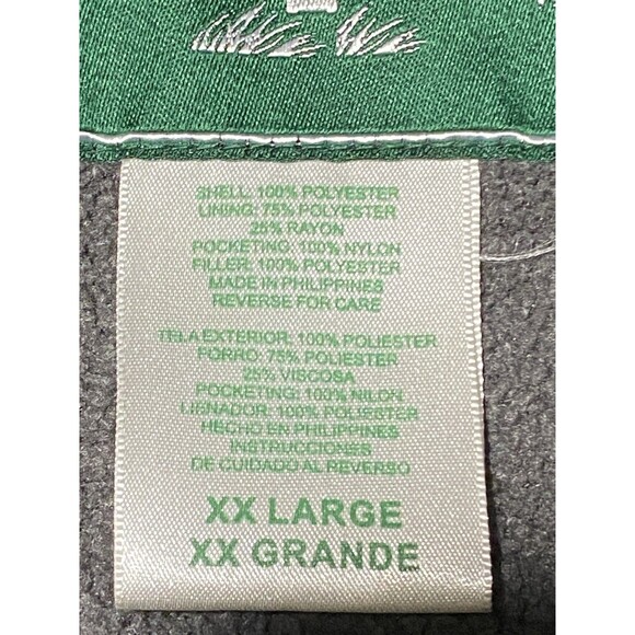 Outer Banks Mens Navigator Crew Jacket Zip Up Black Sailing Yacht Coat Size XXL - Picture 10 of 10